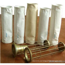 Venta al por mayor de alta calidad de la bolsa de filtro de jaula para el colector de polvo con tubo de Venturi